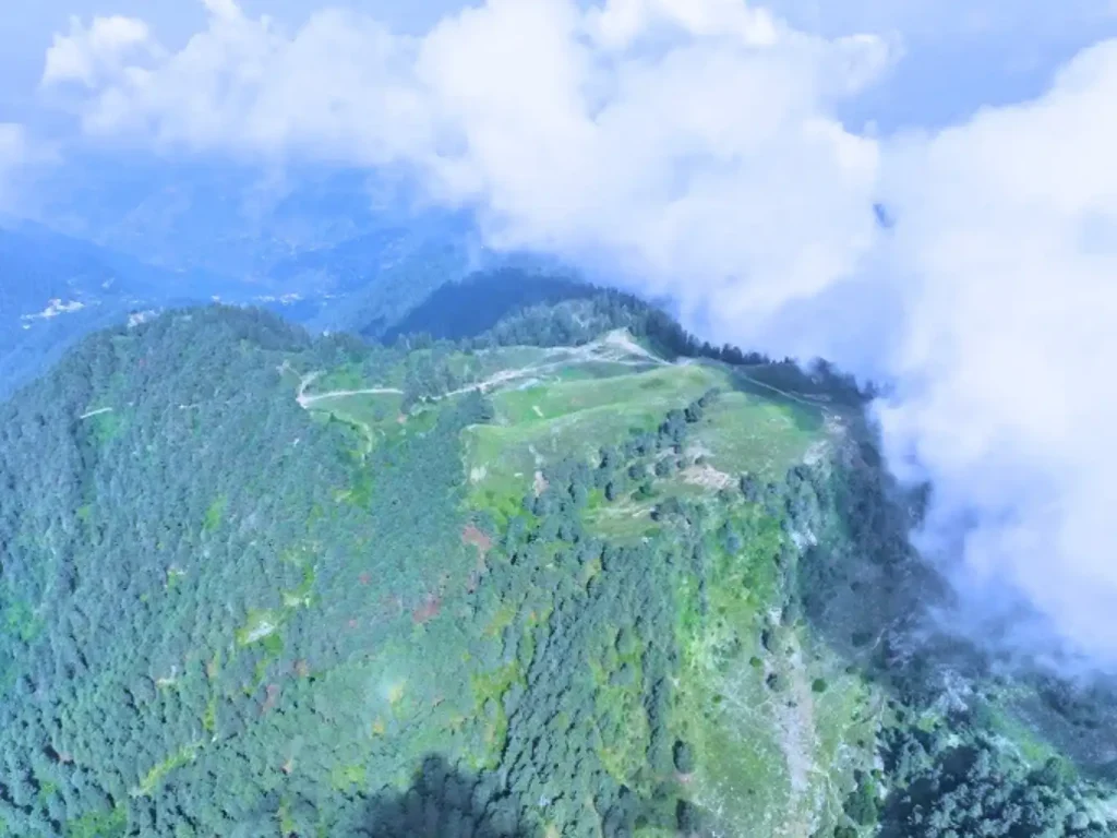 View of Mushkpuri top from Ayubia National Park.