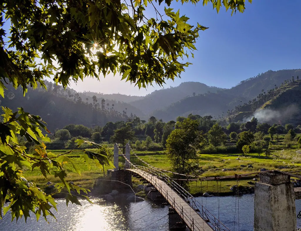  a must-visit Shinkiari Lake with mountainous landscape in the background