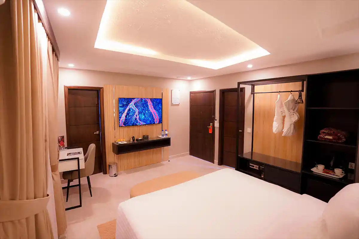 Family Suite with spacious open balcony for fresh mountain air