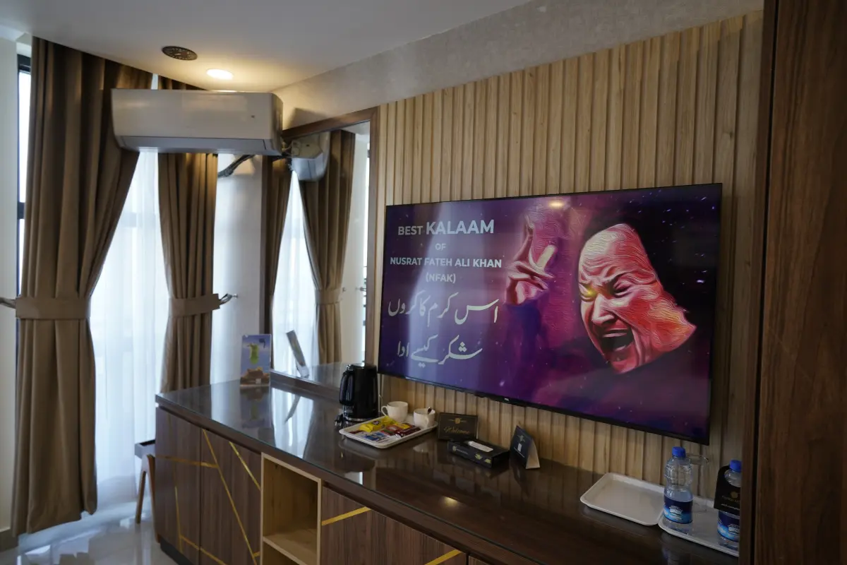 Executive family suite room at Fiora Hotel in Murree