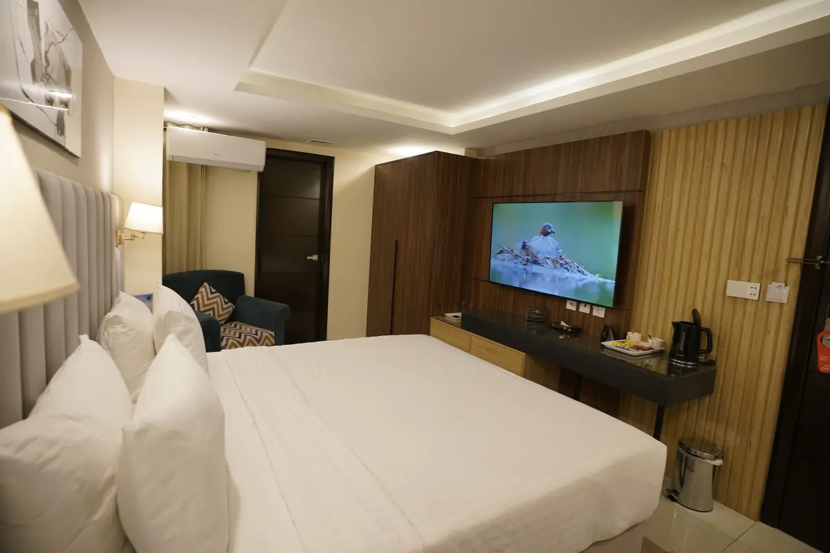 Enjoy your favourite TV show in Standard Queen Room
